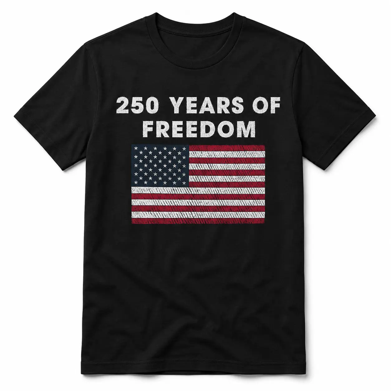 250 Years of Freedom Shirt – USA 250th Anniversary American Flag T-Shirt